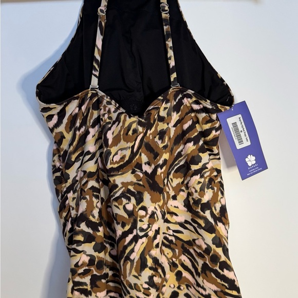 HAPARI cheetah print tankini top M - Picture 4 of 9